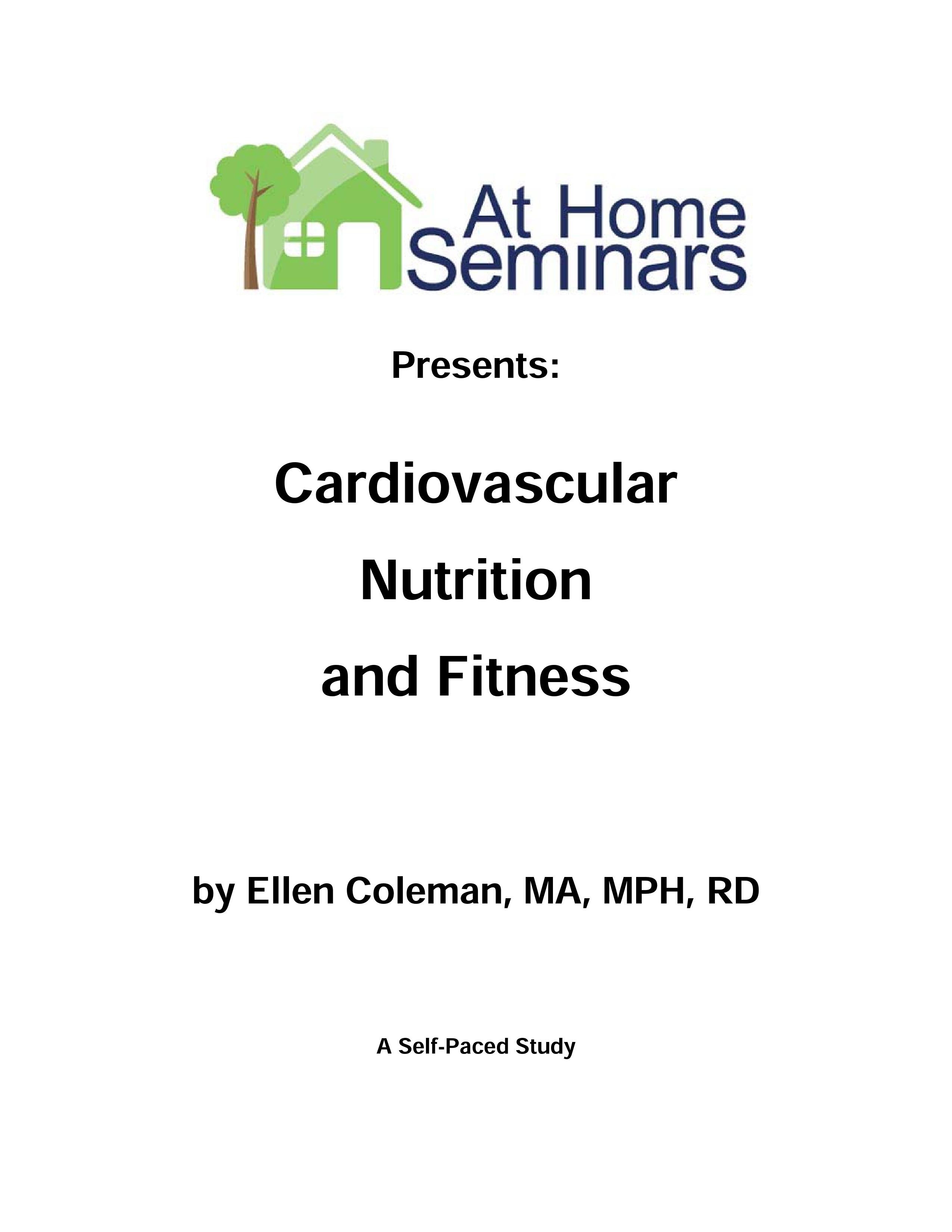 Cardiovascular Nutrition and Fitness, 7th Ed