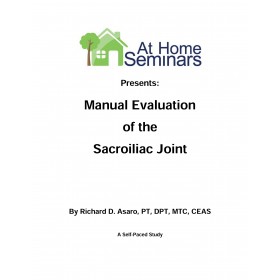 Manual Evaluation of the Sacroiliac Joint